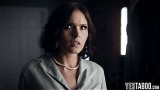 Large tits curvy mother I'd like to fuck has a three-some with her spouse and their baby sitter