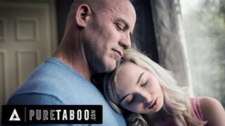 PURE TABOO Resigned Tiny Virgin Lexi Lore Receives VERY SPECIFIC Hug From Stepdaddy Derrick Pierce