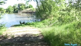 Public Agent - Breathtaking Georgie Lyall screwed next to a public lake in the Summer