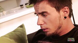 Being single is very hard, especially for a lustful cougar. But one day this babe got fortunate! A attractive, youthful salesman appears at her door and this babe lets him in. Moments later, this babe jumped him and drilled hard.