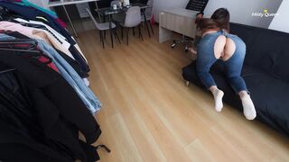 Finding My Stepdaughter Cleaning Like This Got A Large Boner I Couldn't Hide