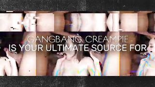 GROUP-SEX CREAMPIE - Coco Lovelock Wants & Takes Trickling Loads