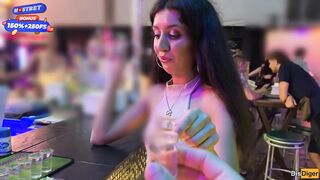Picked up an escort near a nightclub and offered hard sex for cash - Anal and Spunk flow on face