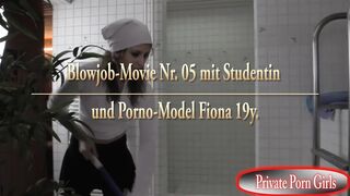 Fiona nineteen - Blow job 05 - Wang Sucking, Oral pleasure and Spunk fountain