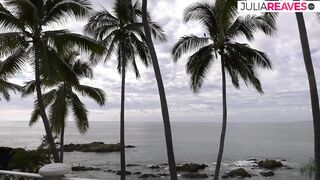 Sweetheart swallows giant cum after a hard bang bent over