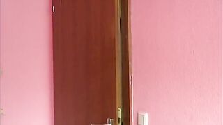 Cute teen is fascinating large and hard penis