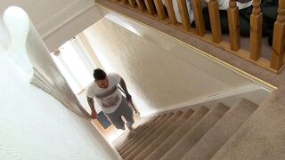 Large butt stepsister gets drilled hard in her juicy cunt from her stepbro