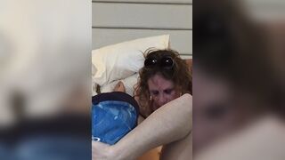 Older Crossdresser Deepthroating Jock - Compilation 11