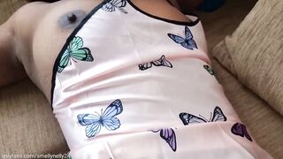 StepDad Giving a kiss me Passionately in advance of Eating my Ribald Anal opening and Sniffing my Smelly Strap