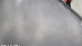 StepDad Giving a kiss me Passionately in advance of Eating my Ribald Anal opening and Sniffing my Smelly Strap