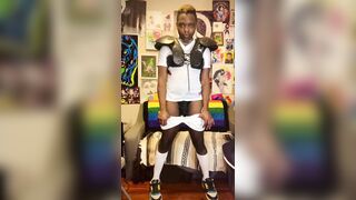 GRWM SFW Striptease Jockpussy Trans Taut End/Wide receiver takes a knee 4 football tutor sports