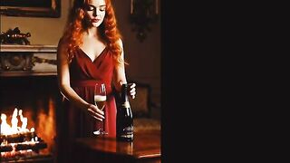 Those angels wanna kiss every other - AI generated