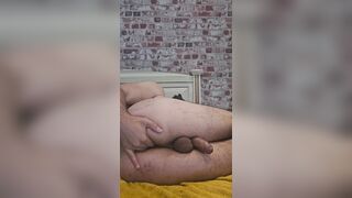 Trying to fist my butt as a beginner - Amateur Homo solo fisting