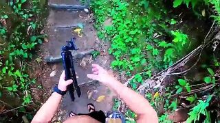 Am I gonna screw this chick doggy-style in the woods???? Real uncut amateur clip.