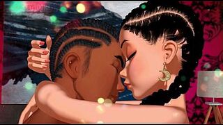 WHAT HAPPENS IN BLACK'S 4K LARGE ASS 3SOME