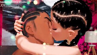 WHAT HAPPENS IN BLACK'S 4K LARGE ASS 3SOME