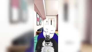 Homo sans peenar giving a kiss