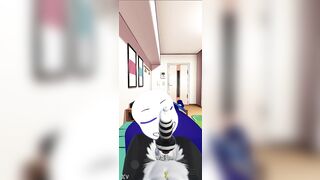 Homo sans peenar giving a kiss