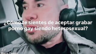 Heterosexual guy is persuaded to record homosexual content in swap for payment
