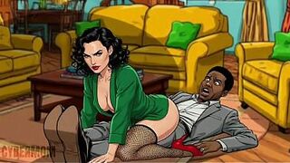 American mother I'd like to fuck two: All Married Whores Fantasy Of A Large Ebony Dick. Toon