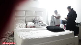 Maid with biggest natural titties gets banged at the boss room part two