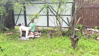 Anastasia Mistresse outdoor pegging dude russian amateur