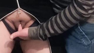 Ribald Hobby in Crowded Subway - Snatch Fingering