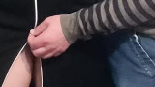 Ribald Hobby in Crowded Subway - Snatch Fingering