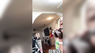 Me sucking this large ebony schlong whilst on the phone with my cuck sissy