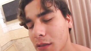 Smokin' doxy gets cunt drilled then this babe has 3some with bi men