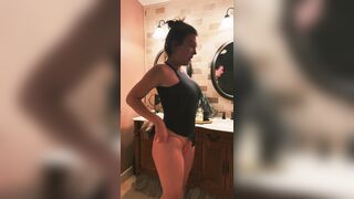 Trying on my outfits