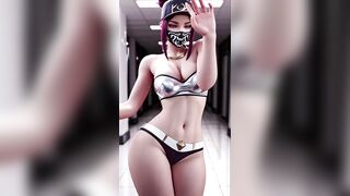 Akali's Explosive Dance (Aespa - Armageddon) League of Legends Uncensored Anime AI Generated