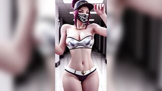 Akali's Explosive Dance (Aespa - Armageddon) League of Legends Uncensored Anime AI Generated