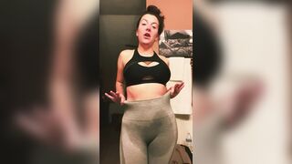 Perspired post workout