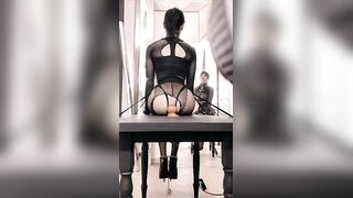 MY BOSS PUT ME ON A VIBRATOR