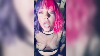 A Marvelous In Pink Princess, Tina Snua, Chain Smokes two Cigarettes With Match Light Ups - Smokin' Smoker