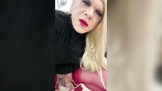 Lascivious sissy crossdressing trans nearly cums on a ramrod and then talks to his mother i'd like to fuck stepmom about sucking dick