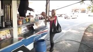 Large rods in action...trans woman in love