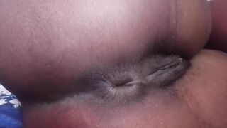 Amateur black play with taut butthole why talking messy snatch fingering