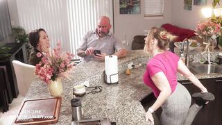 Petite Sexfreak StepDaughter Freya Von Doom Gets Snatch Stretched By StepDad Scott Coach three/4