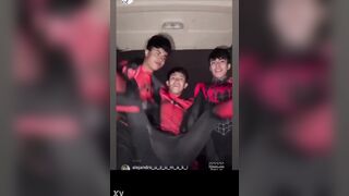 three Mexican homo teen lads