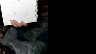 Bonneyuwu - tiny.painting with a one-piece swimsuit