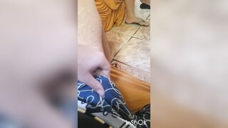 I received a visit from a nasty blond at home