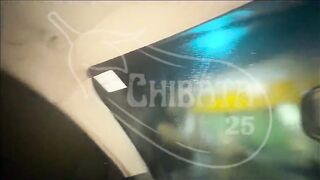 Monica Lima makes her cuckolded spouse take her hung boyfriend in the back seat along with Lalla Potira - 25cm of thick dick inside the 2 married harlots COMPLETE ON RED