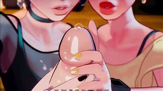 Hooked [ Comics Game ] Ep.two ROCK and NERD touch a MASSIVE SHLONG for the 1ST TIME in this PORN CASTING !