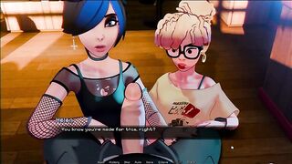 Hooked [ Comics Game ] Ep.two ROCK and NERD touch a MASSIVE SHLONG for the 1ST TIME in this PORN CASTING !