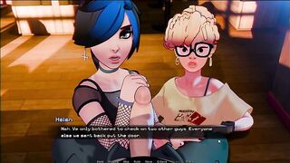 Hooked [ Comics Game ] Ep.two ROCK and NERD touch a MASSIVE SHLONG for the 1ST TIME in this PORN CASTING !