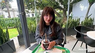 I discovered a very nice-looking beauty and offered to film an anal porn clip with her and I came inside her