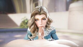 Jaw-Dropping! Golden-haired Takes Each Unfathomable Thrust In CG