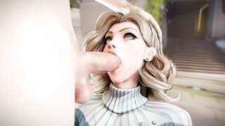 Jaw-Dropping! Golden-haired Takes Each Unfathomable Thrust In CG